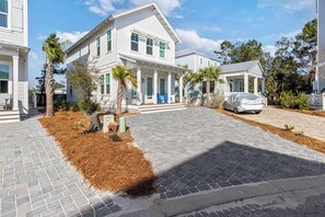 Exterior: On-site parking for 2 vehicles in the driveway, no street parking