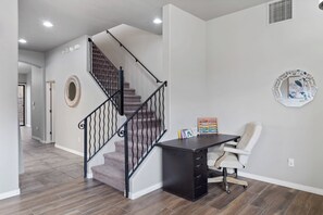Work station 1 on the first floor.