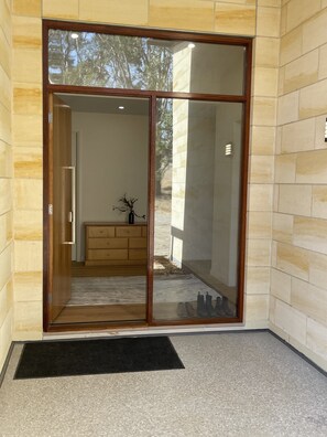 Entrance with WiFi enabled Lock for easy entry