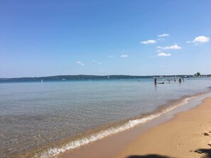 Great swimming beach - across the street.