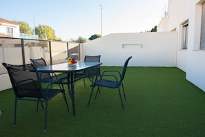 Outdoor dining area