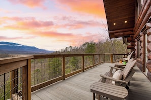 Mountain views.
