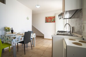 Kitchen and dining area