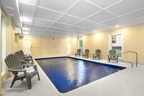 The indoor pool is a showstopper,