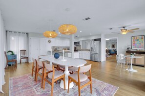 Bright open concept interior