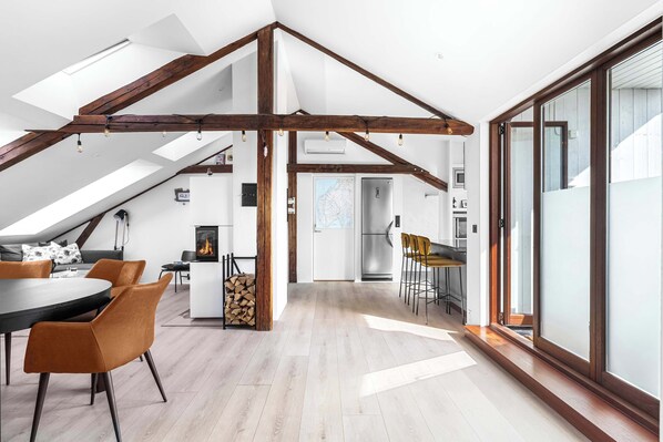 Bright and airy open space