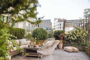 We can't promise that this is the most comfortable spot during the winter. But it for sure is a relaxing spot in the summertime!