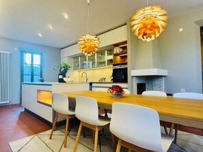 Kitchen and dining