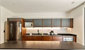 equipped kitchen