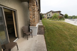Relax outdoors with scenic views right from your own patio.