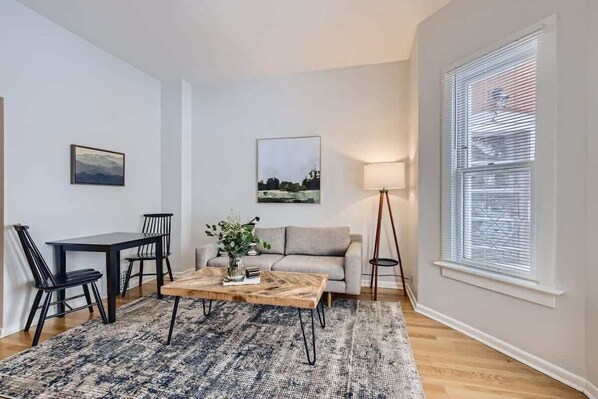 Weather you're dining or relaxing, the living room can accommodate you