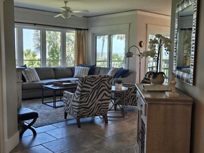 See the ocean from the front door