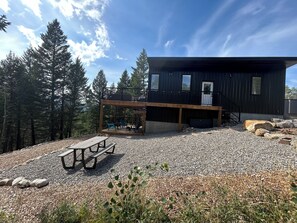 Ample space for outside activities, including picnics.