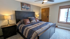 Beaver Creek West Condo W-2 Master bedroom with King bed