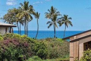 close up view from lanai, hear the waves gently crashing