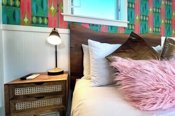Fun Retro Decor and comfortable accommmodations