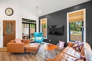 Smart TV and lots of seating