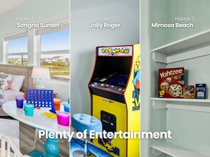 Beachfront mornings, deckside afternoons, and game nights inside—which one are you most excited about?