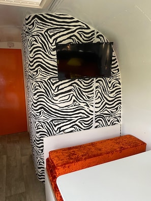 Seating with TV and surround sound