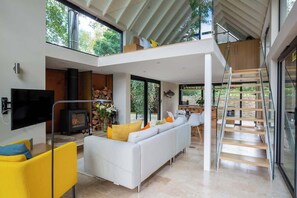 Open plan living with so much light 