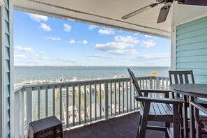 Covered Porch with Eating Area