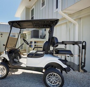 Golf rental always available for guests. Rent when you get here! 