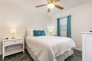 This queen sized bed is perfect for your sleepcation!