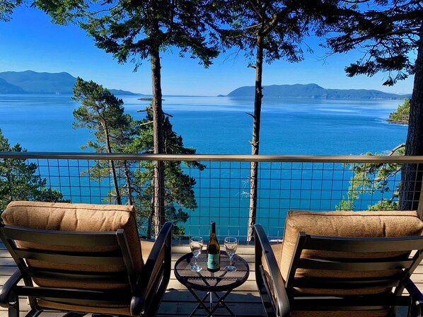 Enjoy the best view on Orcas Island! And perhaps, the best view anywhere!