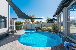 Shared hot tub and pool