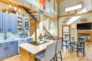 Kitchen | Drip Coffee Maker | Toaster | Spices | 1st Floor