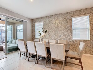 Perfect for Family Dinners: Big Modern Dining Table