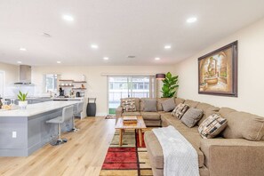 Open living room