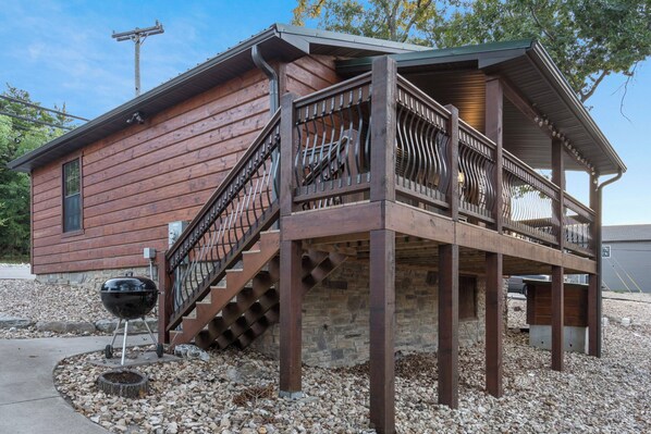 Cabin Exterior - Charcoal Grill