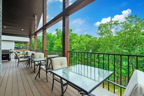 Wooded view from the upper deck