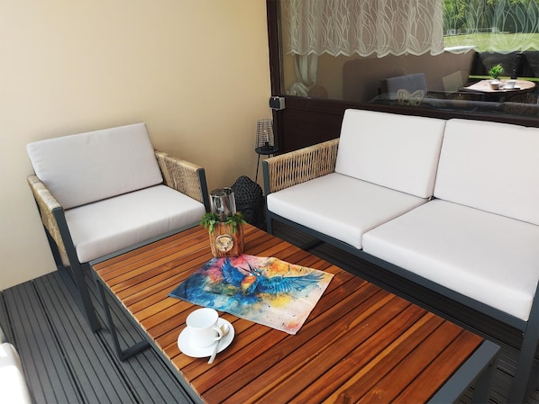 Ferienwohnung Eisvogelnest-Terasse