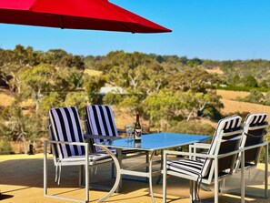 Sit out on the terrace for alfresco dining and enjoy some McLaren Vale wines whilst taking in the breathtaking gully views