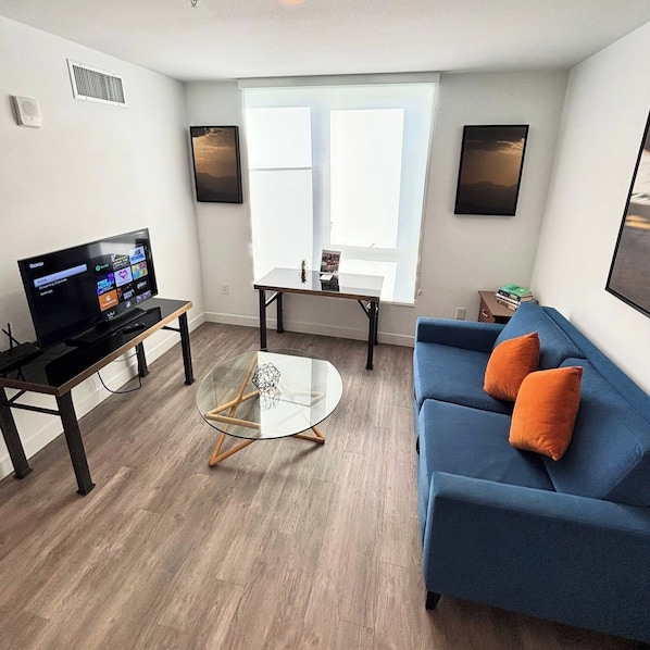Relax and Recharge: Comfortable seating for everyone.
