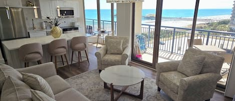 Living Room with sofa bed