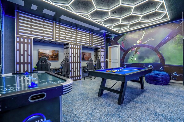 In-Home Arcade Games Room