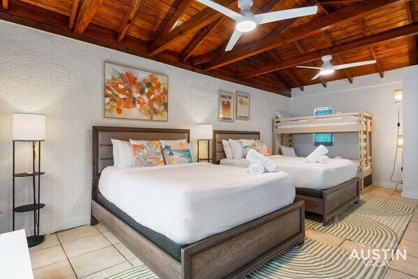 Double the beds, double the fun. Who's bunking up?
