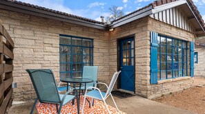 Cozy corner for coffee talks & sunset sips.