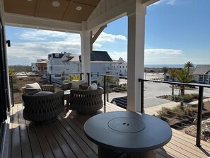 Thrid floor deck from outfoor couch