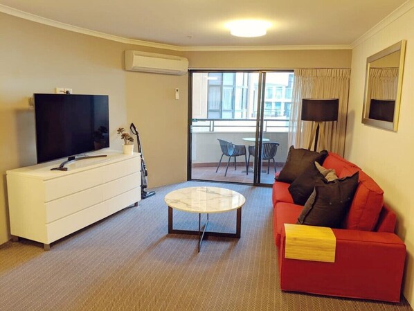 The plush lounge retreat offers a cosy and comfortable setting, with stylish furnishings and a relaxing atmosphere perfect for enjoying downtime or entertaining guests.