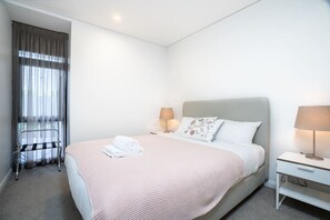 Experience the comfort of professionally laundered bed linen, ensuring fresh, crisp, and hygienic bedding for a restful night’s sleep. Enjoy the luxury of pristine linens that enhance your stay.