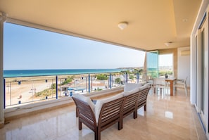 Sea View Balcony with Outdoor Seating and Dining