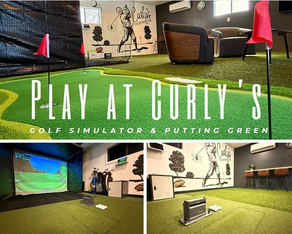 For your ultimate simulator experience! Bring your own clubs or use ours!! 