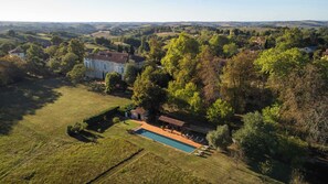 Chateau de Siregand aerial view