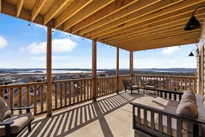 Stunning views from the upper level back deck!