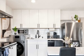 The entire kitchen is brand new!