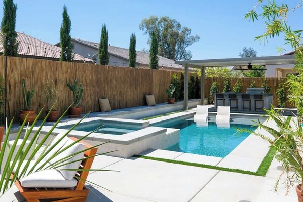 Pool and hot tub